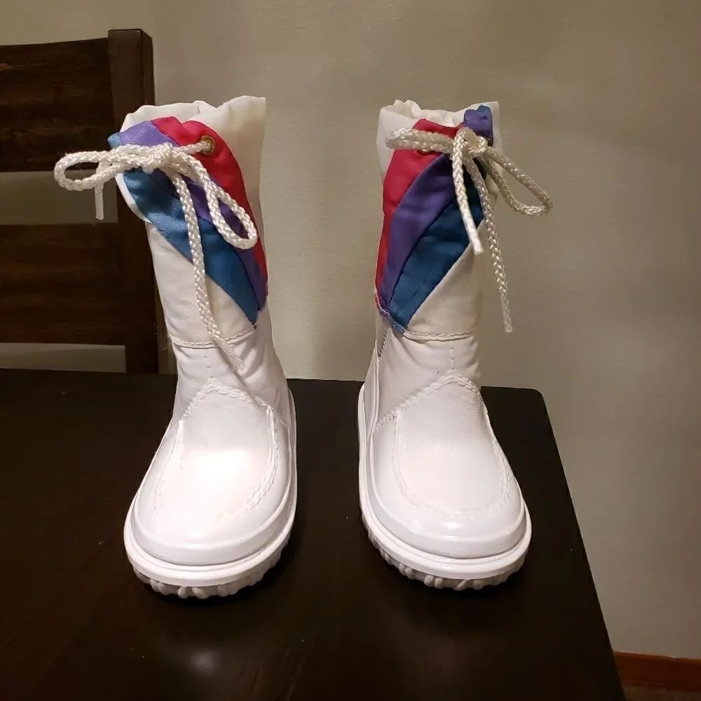 Waterproof Rubber  vintage Toddler  boots